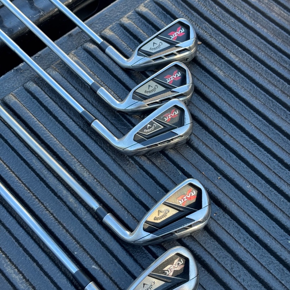 For Sale: Callaway RAZR X Iron Set (4, 6-9, PW, AW) - Excellent Condition!